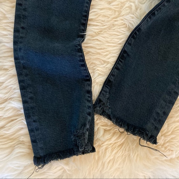 Agolde Mid Rise Toni in Feral (washed black) Sz 26 - Picture 6 of 9